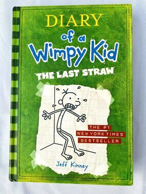 Diary of a Wimpy Kid The Last Straw by Jeff Kinney Hardback Book